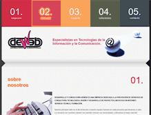 Tablet Screenshot of deweb.es